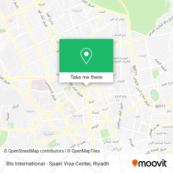 Bls International - Spain Visa Center map