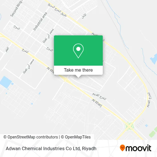 Adwan Chemical Industries Co Ltd map