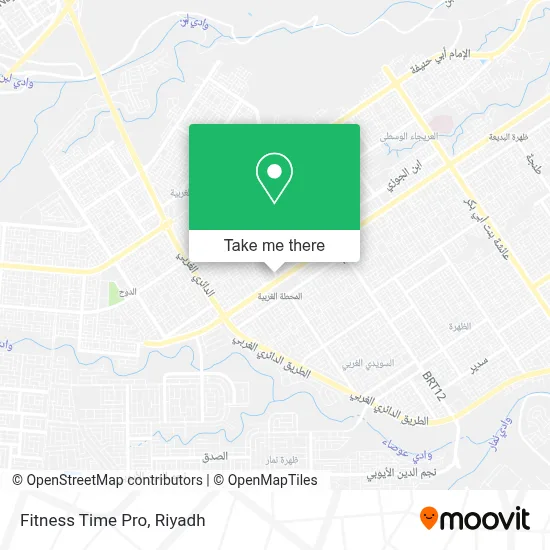 Fitness Time Pro map