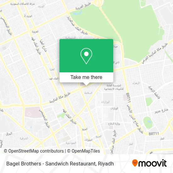 Bagel Brothers - Sandwich Restaurant map