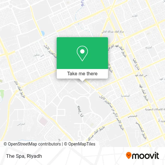 The Spa map