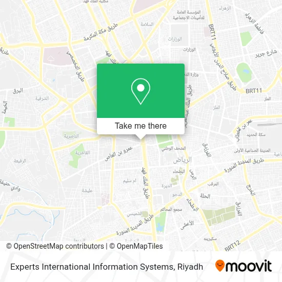 Experts International Information Systems map