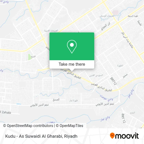 Kudu - As Suwaidi Al Gharabi map