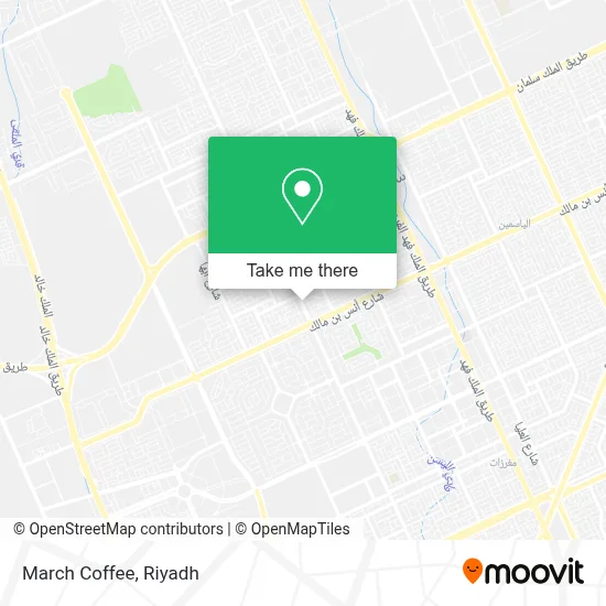 March Coffee map
