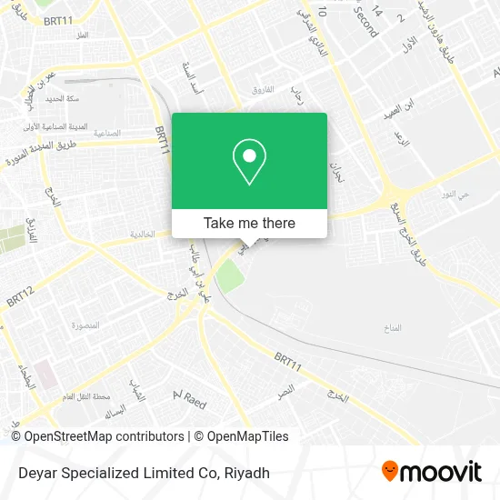 Deyar Specialized Limited Co map