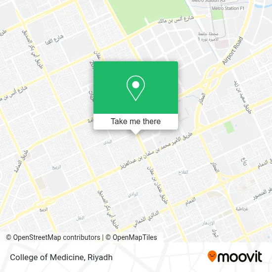 College of Medicine map