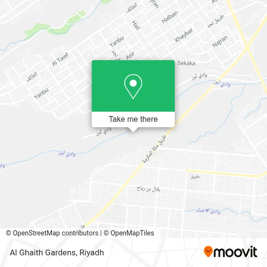 Al Ghaith Gardens map