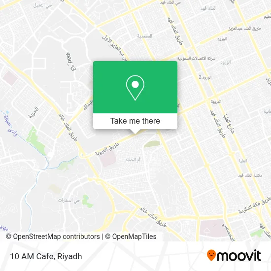 10 AM Cafe map