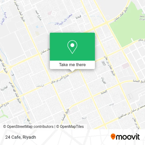 24 Cafe map