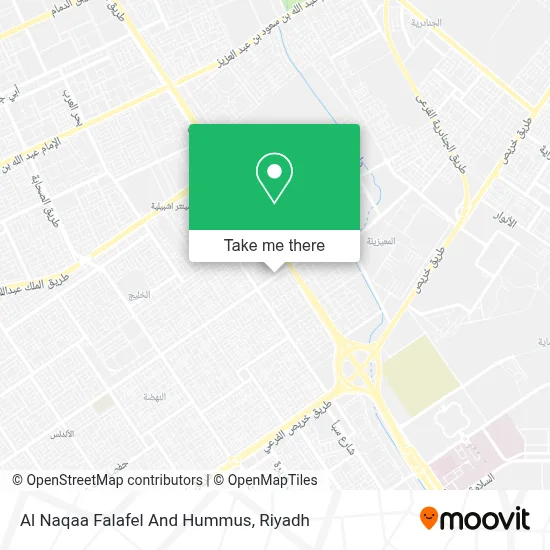 Al Naqaa Falafel And Hummus map