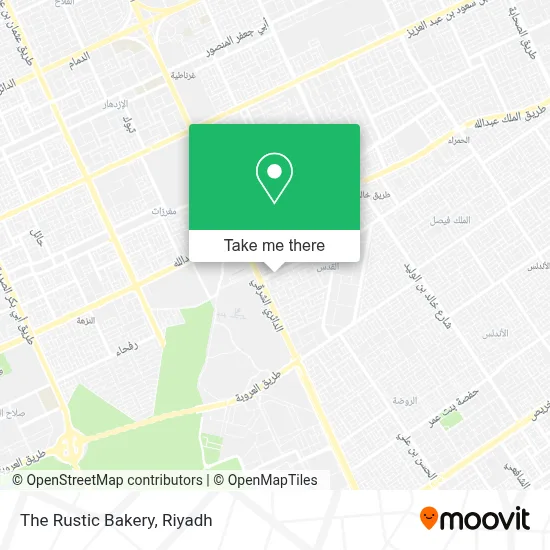 The Rustic Bakery map