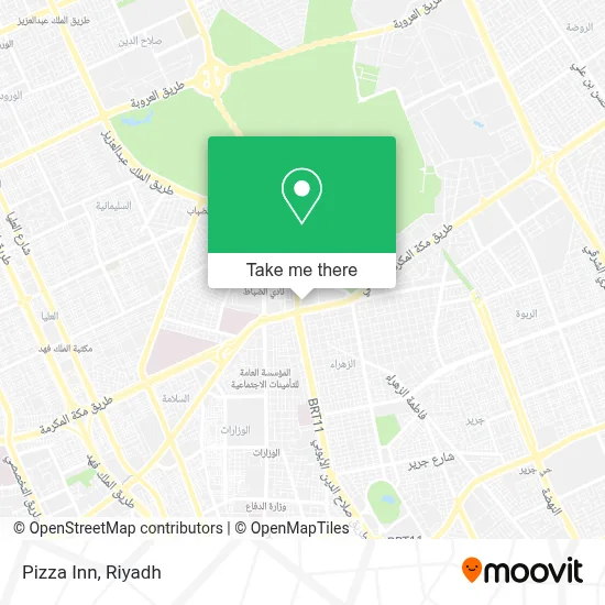 Pizza Inn map