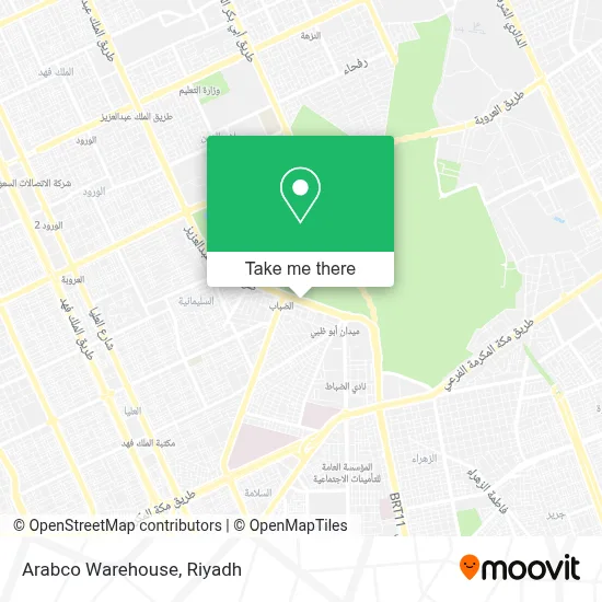 Arabco Warehouse map