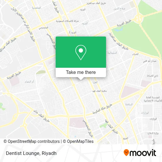 Dentist Lounge map