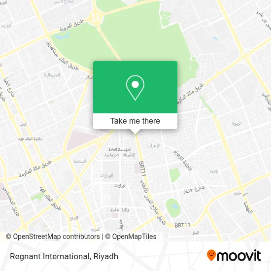 Regnant International map