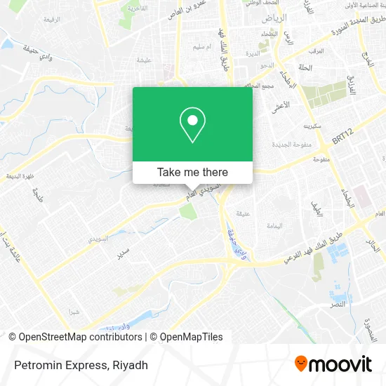 Petromin Express map