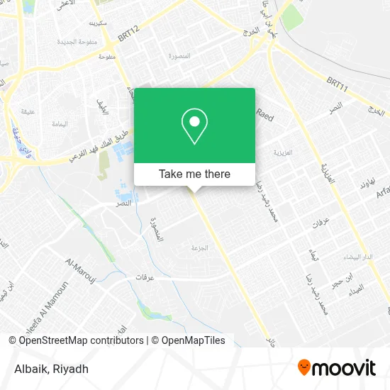 Albaik map