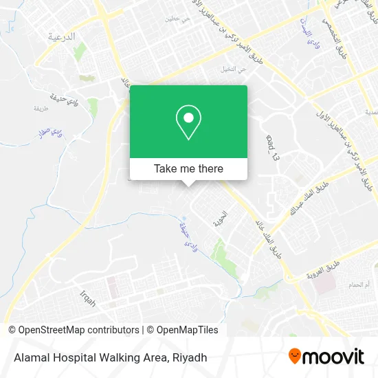 Alamal Hospital Walking Area map