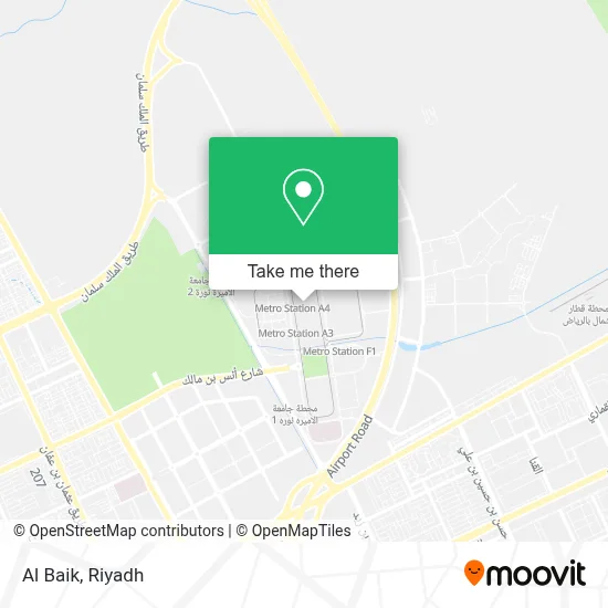 Al Baik map