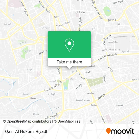 Qasr Al Hukum map