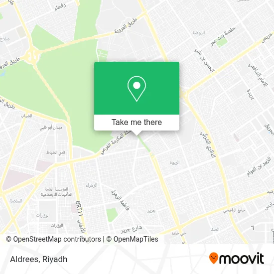 Aldrees map