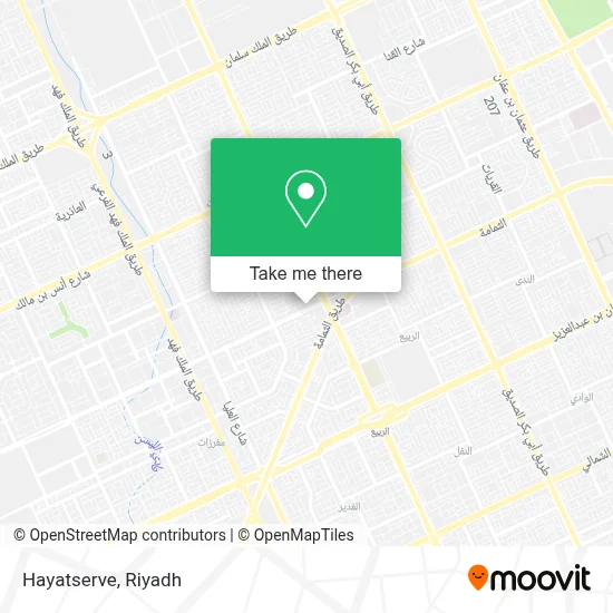 Hayatserve map