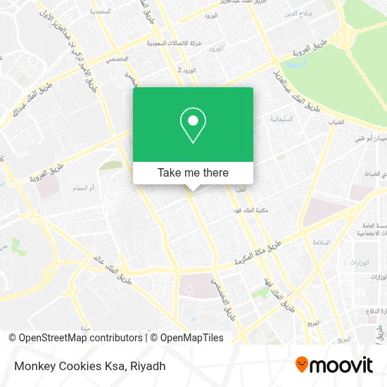 Monkey Cookies Ksa map
