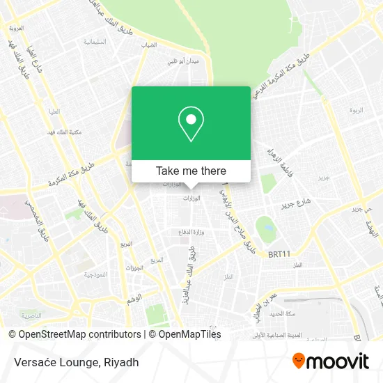 Versaće Lounge map