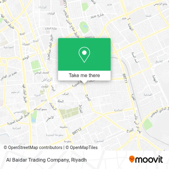 Al Baidar Trading Company map