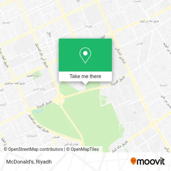 McDonald's map