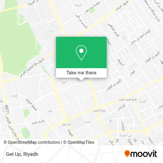 Get Up map