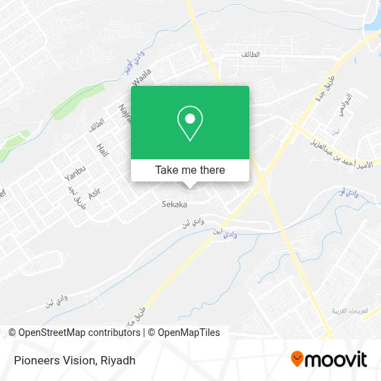 Pioneers Vision map