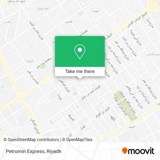 Petromin Express map