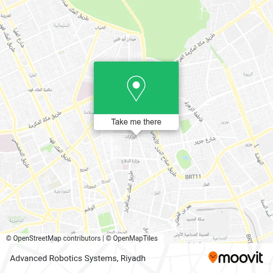 Advanced Robotics Systems map