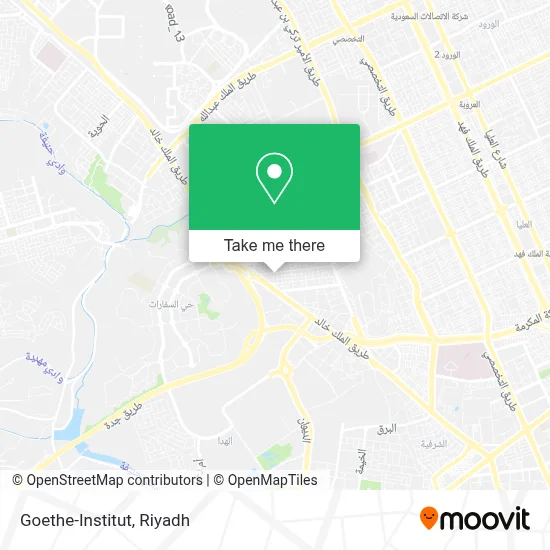 Goethe-Institut map