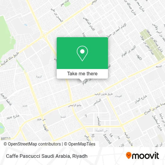 Caffe Pascucci Saudi Arabia map