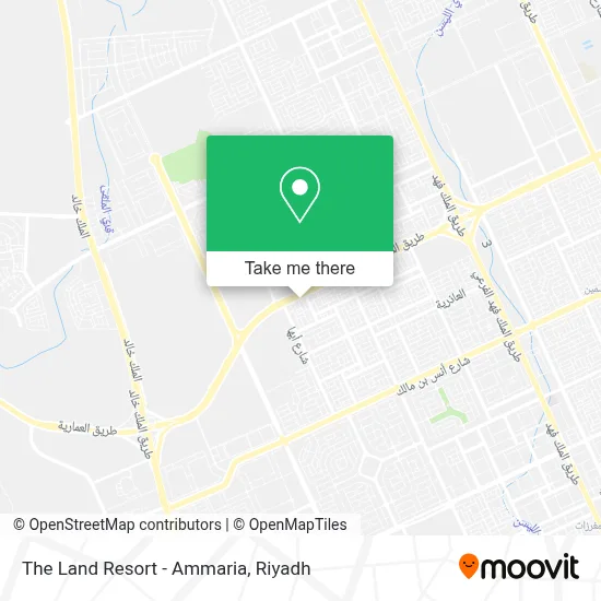 The Land Resort - Ammaria map