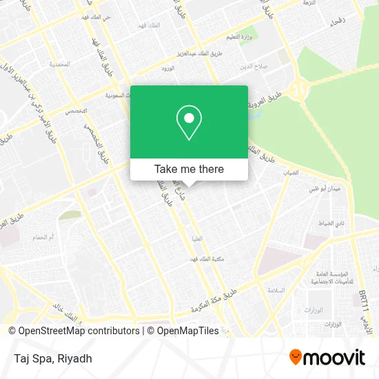 Taj Spa map