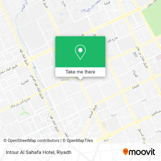 Intour Al Sahafa Hotel map