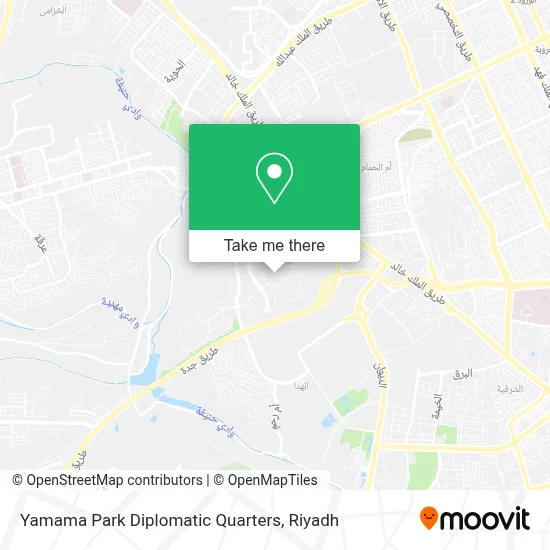 Yamama Park Diplomatic Quarters map