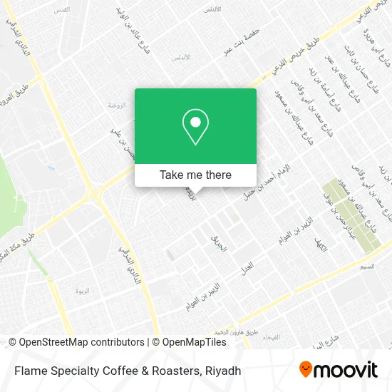 Flame Specialty Coffee & Roasters map