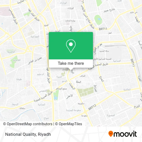 National Quality map