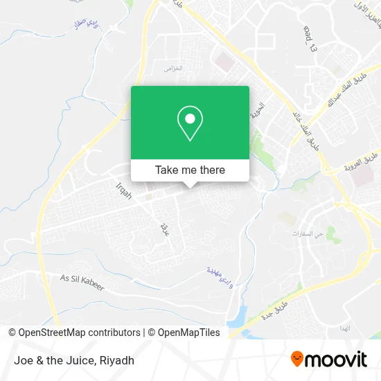Joe & the Juice map