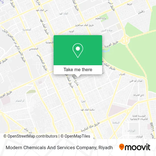 Modern Chemicals And Services Company map