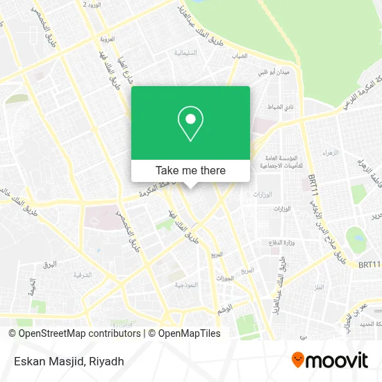 Eskan Masjid map
