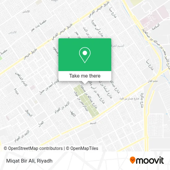 Miqat Bir Ali map