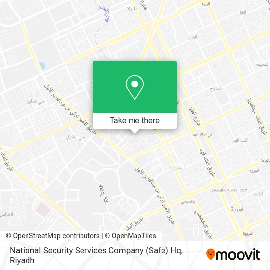 National Security Services Company (Safe) Hq map