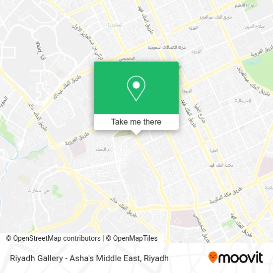 Riyadh Gallery - Asha's Middle East map