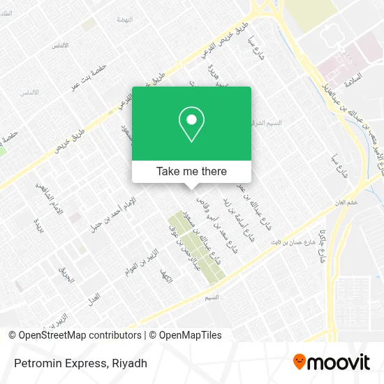 Petromin Express map