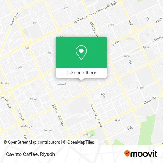 Cavitto Caffee map